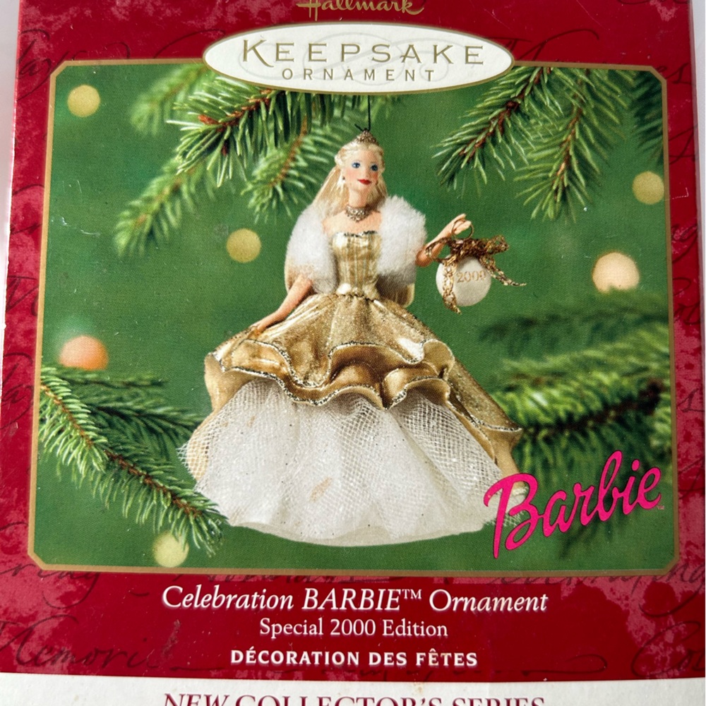 Vintage Celebration Barbie Ornament Special 2000 Edition